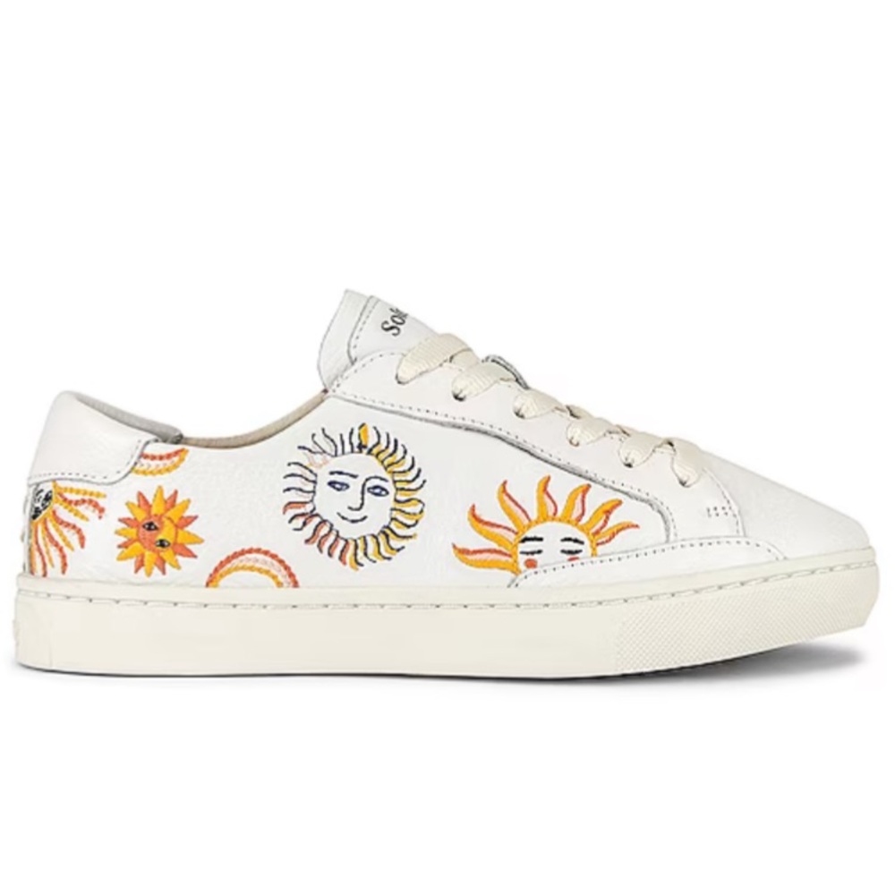 Soludos Genuine Leather Sunny Sneakers